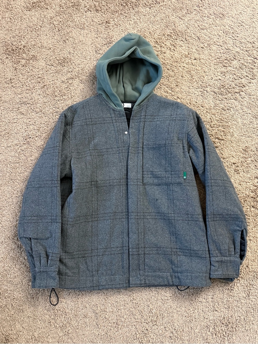 Hidden NY Charcoal Flannel Jacket